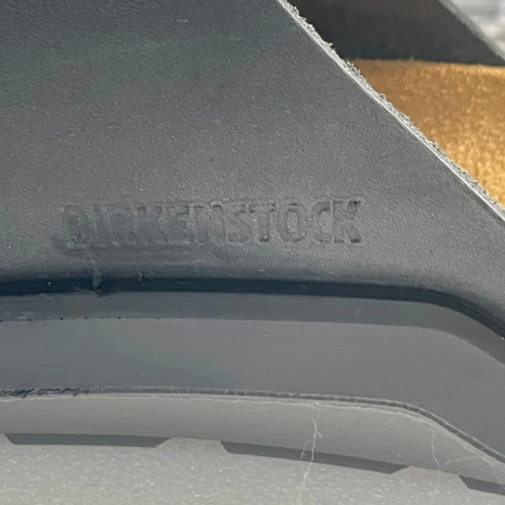 Birkenstock Arizona CT M Black Waxy Leather Sandals Mens 12 Regular 1018461